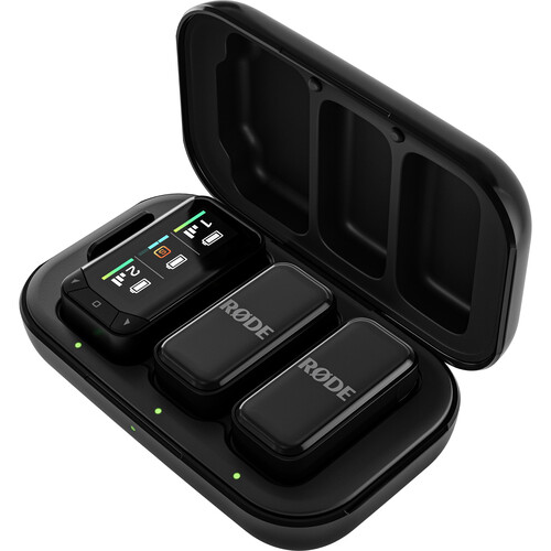 RODE Wireless Micro 2-Person Ultracompact Wireless Microphone System with USB-C Connector (2.4 GHz, Black)