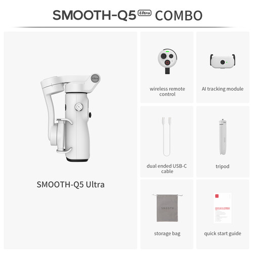 Zhiyun SMOOTH-Q5 Ultra Smartphone Stabilizer Combo Kit
