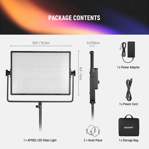 Neewer AP150C 150W RGB LED Light Panel