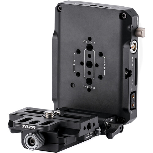 Tilta Mini PD V-Mount Battery Plate with Adjustable Arca Receiver Kit TA-BTP4K-V-B