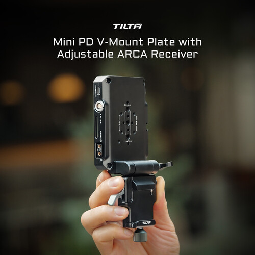 Tilta Mini PD V-Mount Battery Plate with Adjustable Arca Receiver Kit TA-BTP4K-V-B Tilta Mini PD V-Mount Battery Plate with Adjustable Arca Receiver Kit TA-BTP4K-V-B
