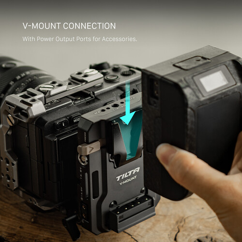 Tilta Mini PD V-Mount Battery Plate with Adjustable Arca Receiver Kit TA-BTP4K-V-B Tilta Mini PD V-Mount Battery Plate with Adjustable Arca Receiver Kit TA-BTP4K-V-B