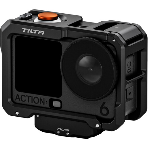 طقم قاعدة قفص كاميرا تيلتا لكاميرا DJI Osmo Action 6 (أسود) TA-T95-A-B