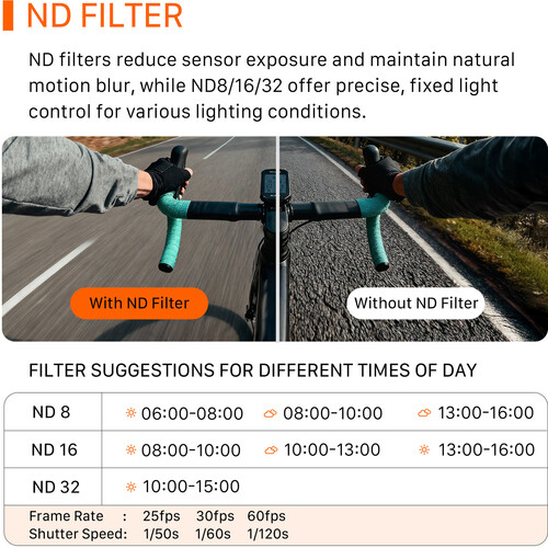 Tilta Filter Kit for DJI Osmo Action 6 (Set of 4) TA-T95-FK-B Tilta Filter Kit for DJI Osmo Action 6 (Set of 4) TA-T95-FK-B
