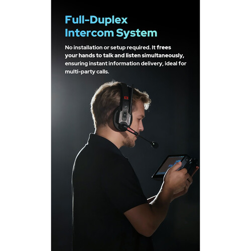 Godox SkyTalk Air 5S 5-Person Full-Duplex Wireless Intercom Headset System (2.4 GHz)