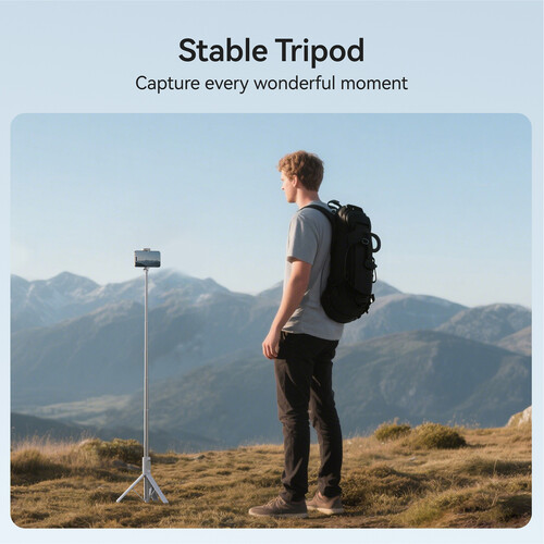 TELESIN 51'' Phone Tripod & Selfie Stick with Zoom Remote P1-TSS-001