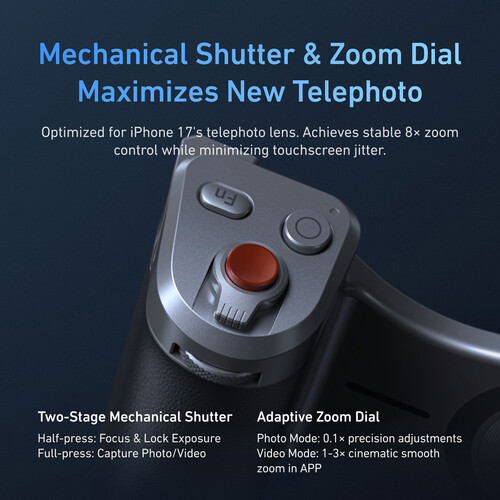 TELESIN Master Grip for iPhone 17 Pro Max (Creator Combo) P5-MCS-13-TIP