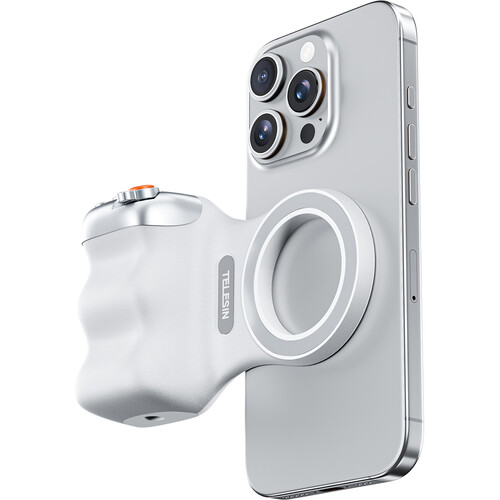 TELESIN Fun Shot Magnetic Grip (White)