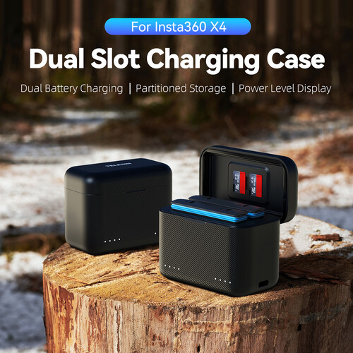 TELESIN Charging Case for Insta360 X5 S0-BCG-42-TIS