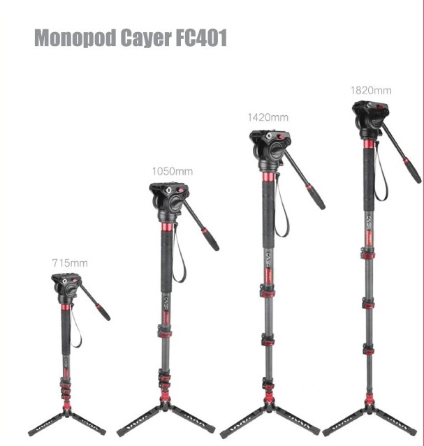 Cayer FC401 Carbon Fiber Monopod Cayer FC401 Carbon Fiber Monopod