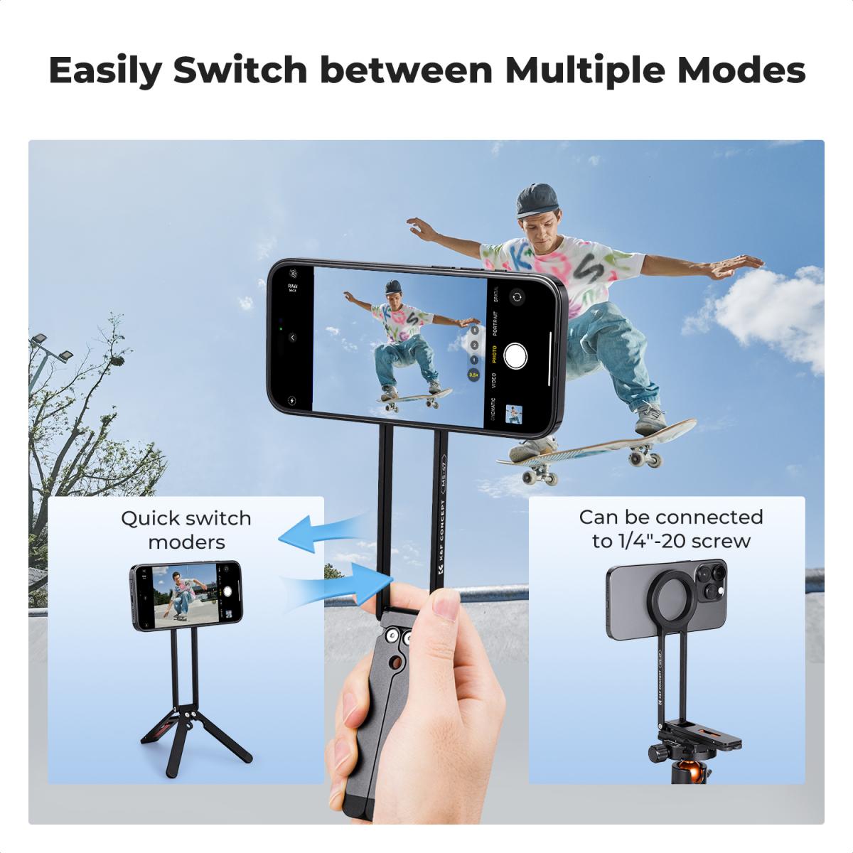 K&F Concept Magnetic Phone Tripod Stand for iPhone (KF31.139)
