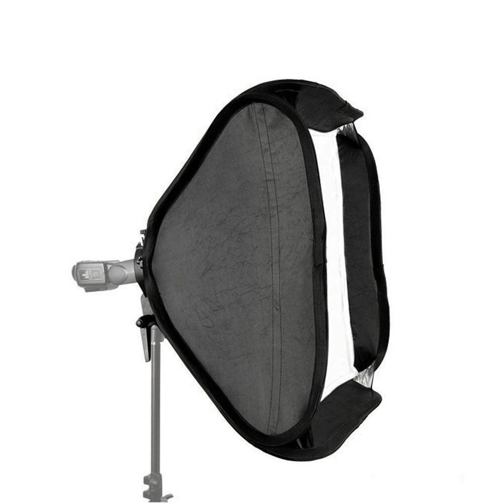 Easy Softbox 60x60 Foldable Universal Softbox with S Style Speedlite Bracket for Flash