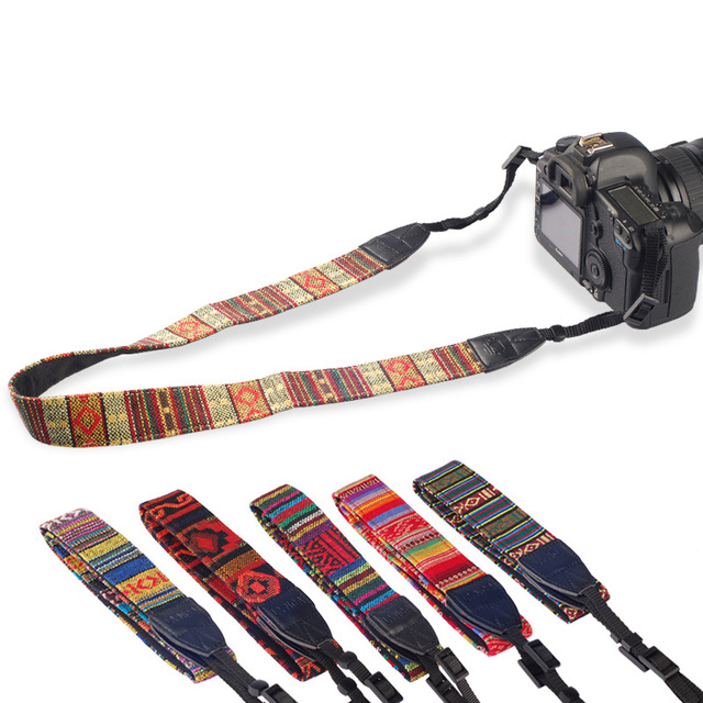 Colour Leather Strap for DSLR Camera