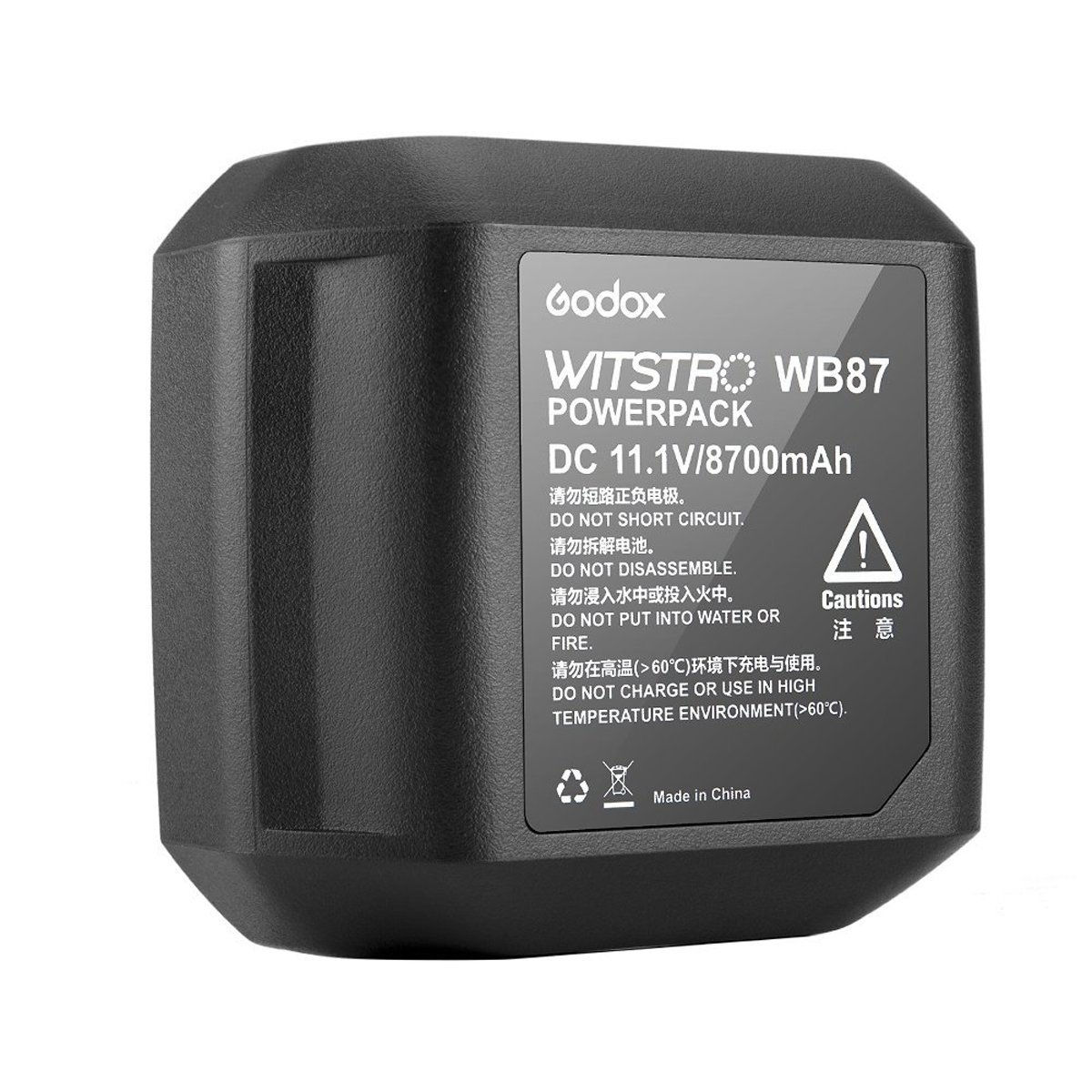 Godox Battery Pack 11.1V 8700mAh for AD600 AD600B AD600BM AD600M