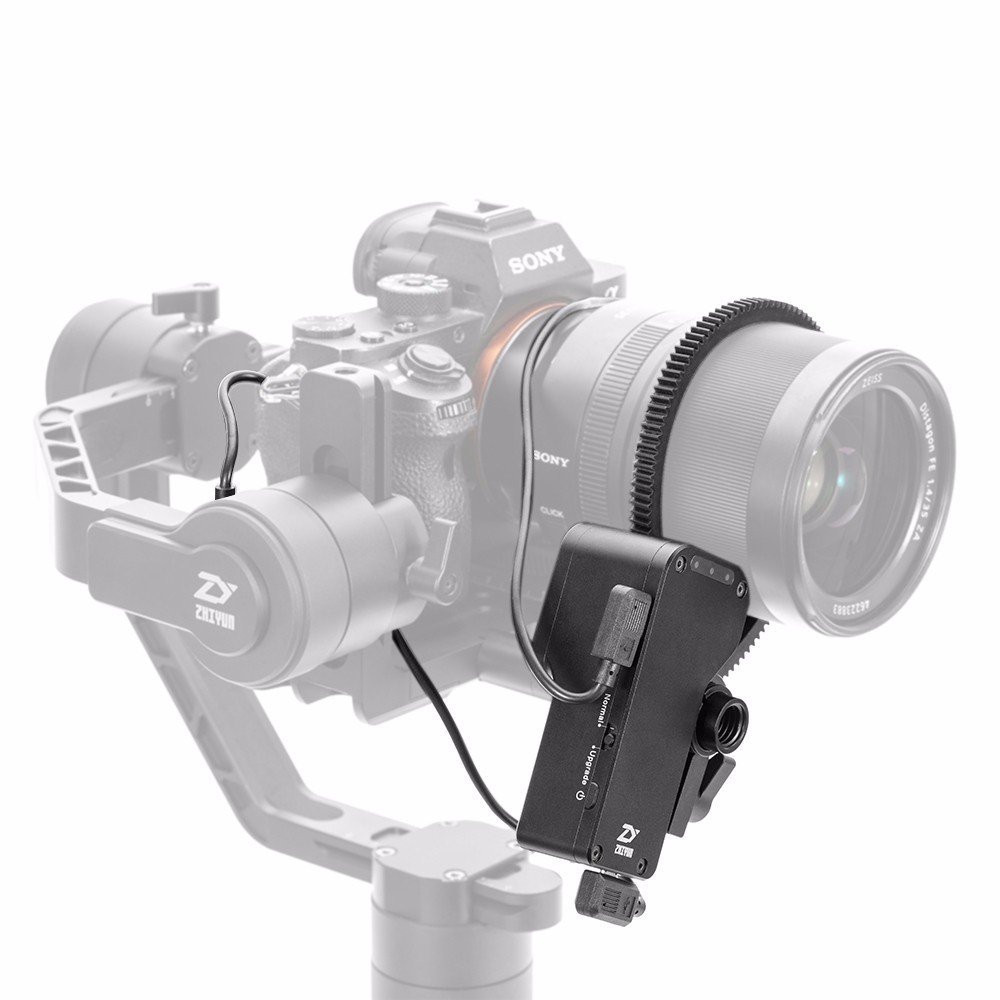Zhiyun Crane 2 Servo Follow Focus Supports Real Time Focus with Zhiyun Crane 2 for All DSLR and Mirroless Cameras Canon Nikon Sony Panasonic (Zhiyun CMF-01)