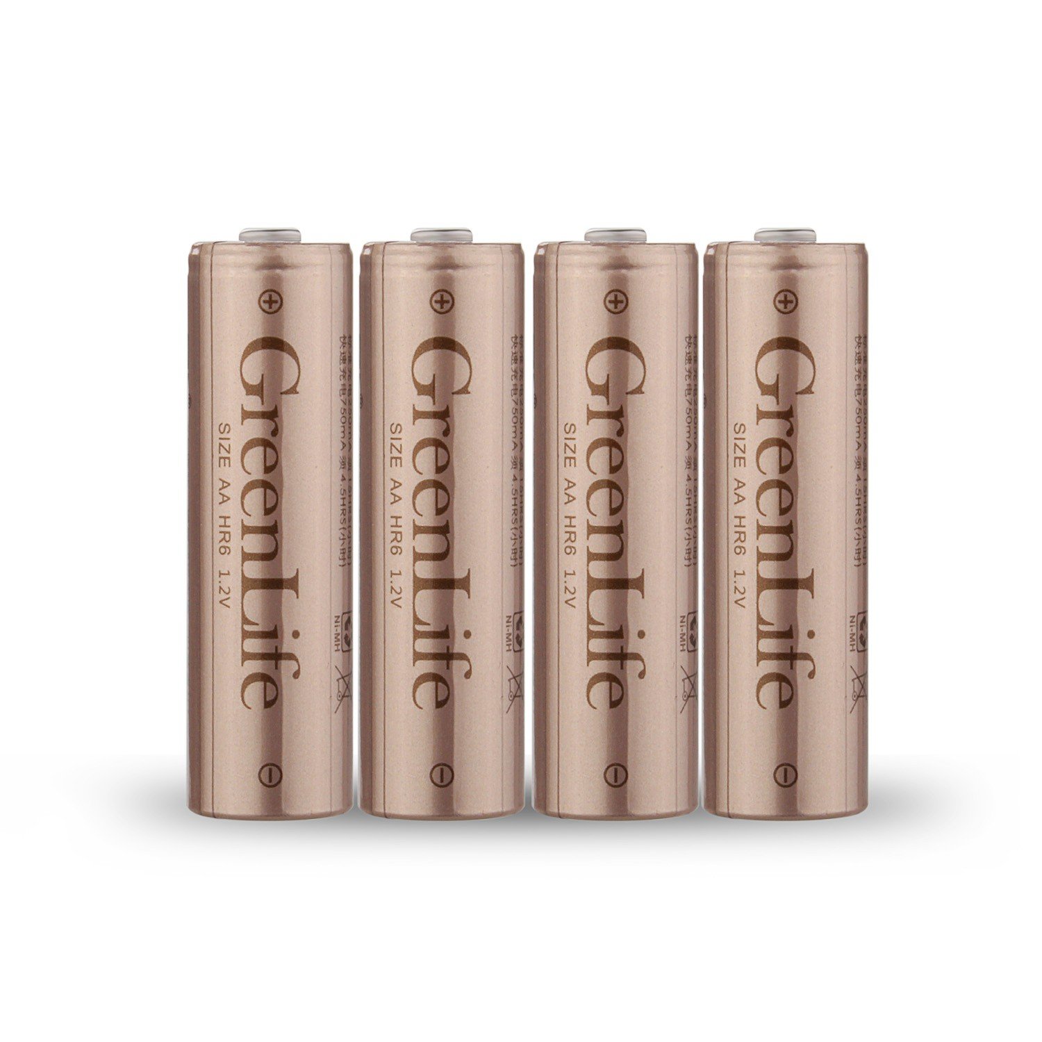 FB-12 AA Ni-MH Battery Set 4 Pcs 2500mAh with Battery Charger