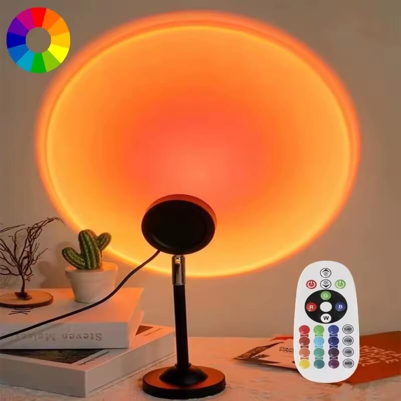 FC-16C2 Sunset Lamp Projector 360° Rotation – Multi-Color LED USB Night Light