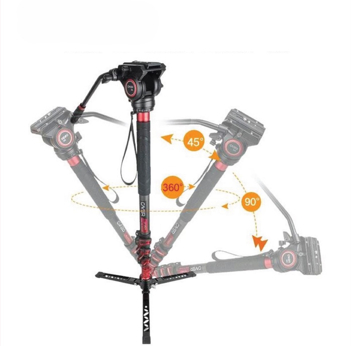 Cayer FC401 Carbon Fiber Monopod Cayer FC401 Carbon Fiber Monopod