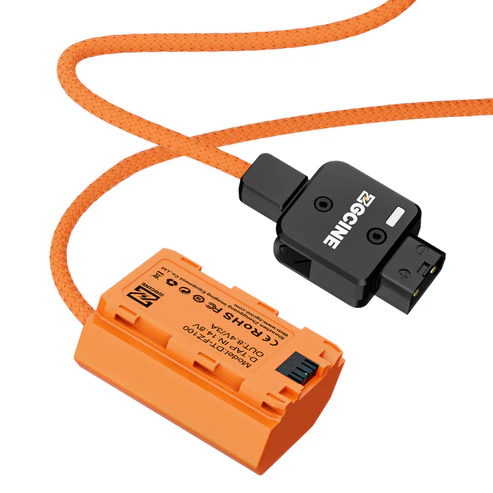 ZGCINE D-Tap to FZ100 for SONY Dummy Battery Cable braided wire (DT-FZ100)
