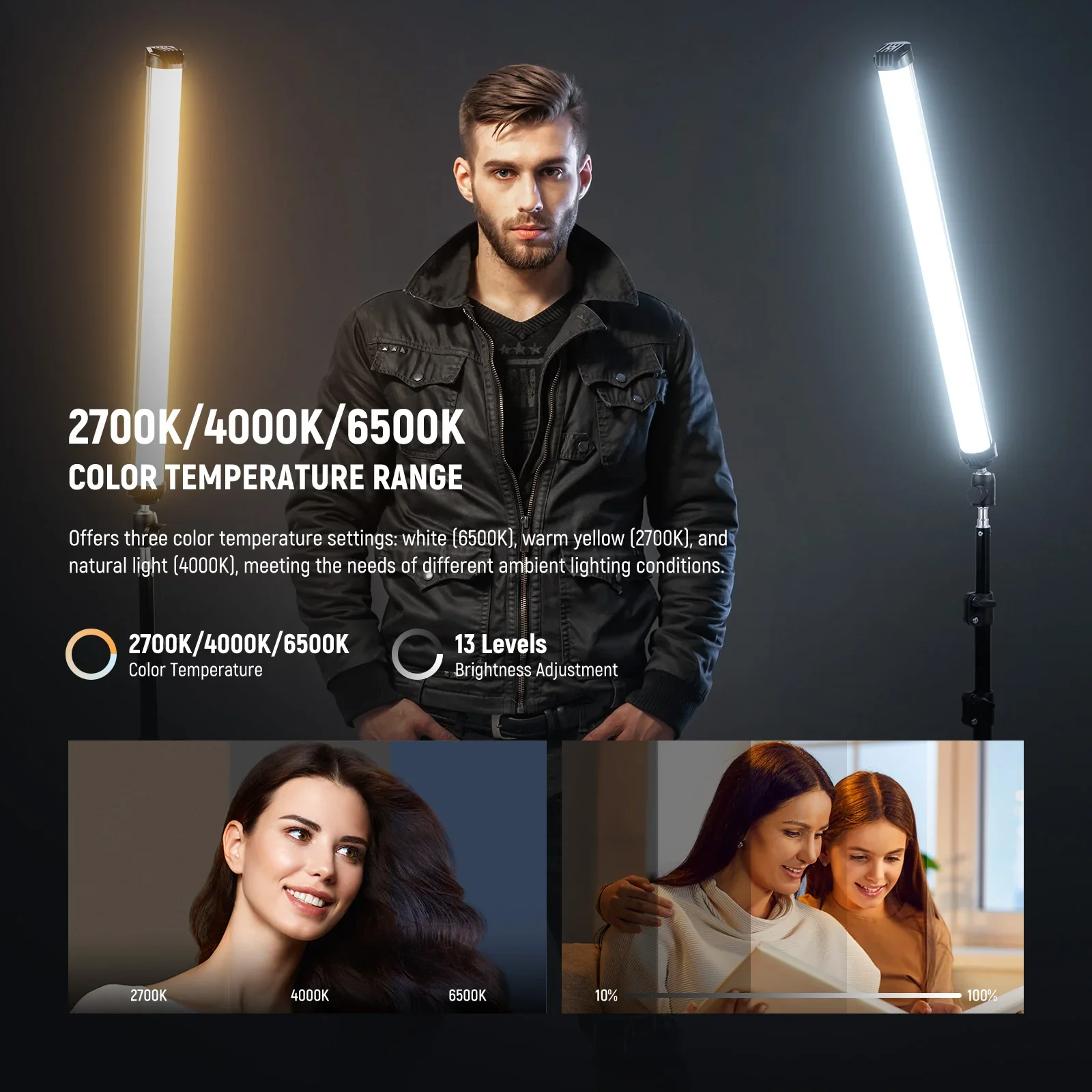 NEEWER BASICS SL50 21" Magnetic Handheld RGB Light Wand
