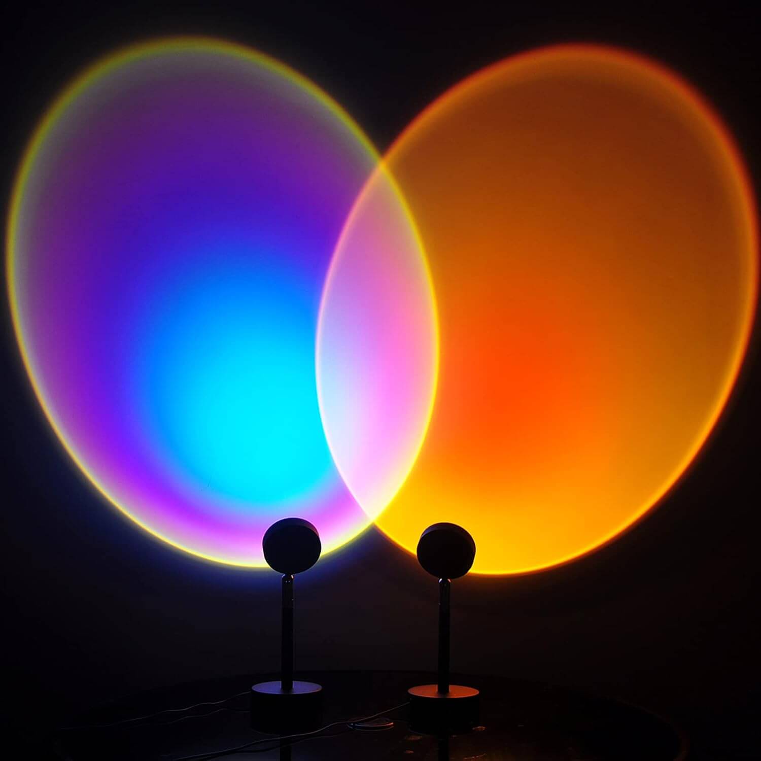 FC-16C1 Sunset Lamp Projector 360° Rotation – Multi-Color LED USB Night Light