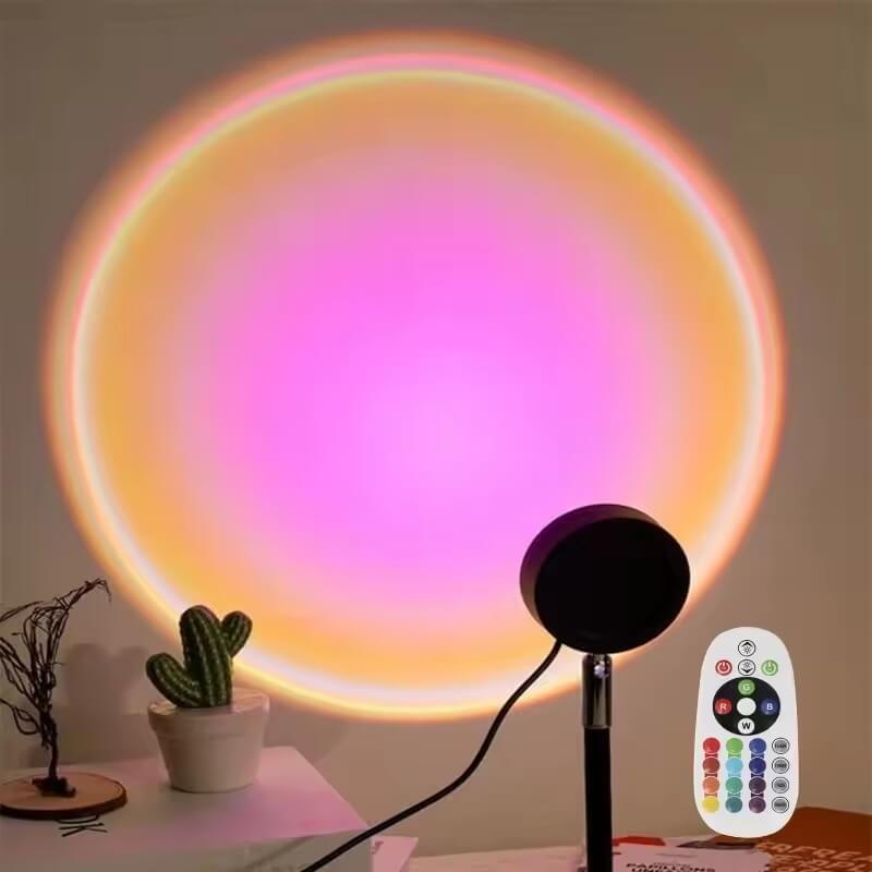 FC-16C2 Sunset Lamp Projector 360° Rotation – Multi-Color LED USB Night Light