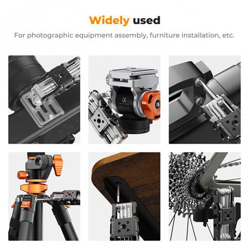 K&F Concept MS28 Folding 10-in-1 Hex Key Set Multi Tool (KF31.099) K&F Concept MS28 Folding 10-in-1 Hex Key Set Multi Tool (KF31.099)