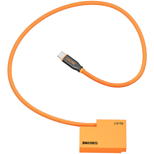 ZGCINE USB-C to LP-E17 Braided Dummy Battery Cable (23.6") ZGCINE USB-C to LP-E17 Braided Dummy Battery Cable (23.6")