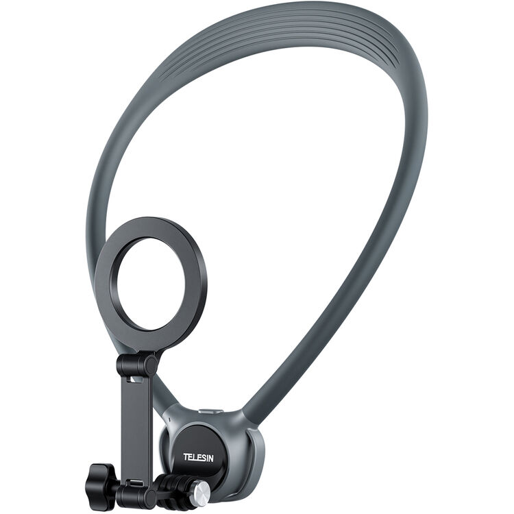 Telesin Neck Holder with Magnetic Phone Holder (Grey) P2-HNB-02-GY