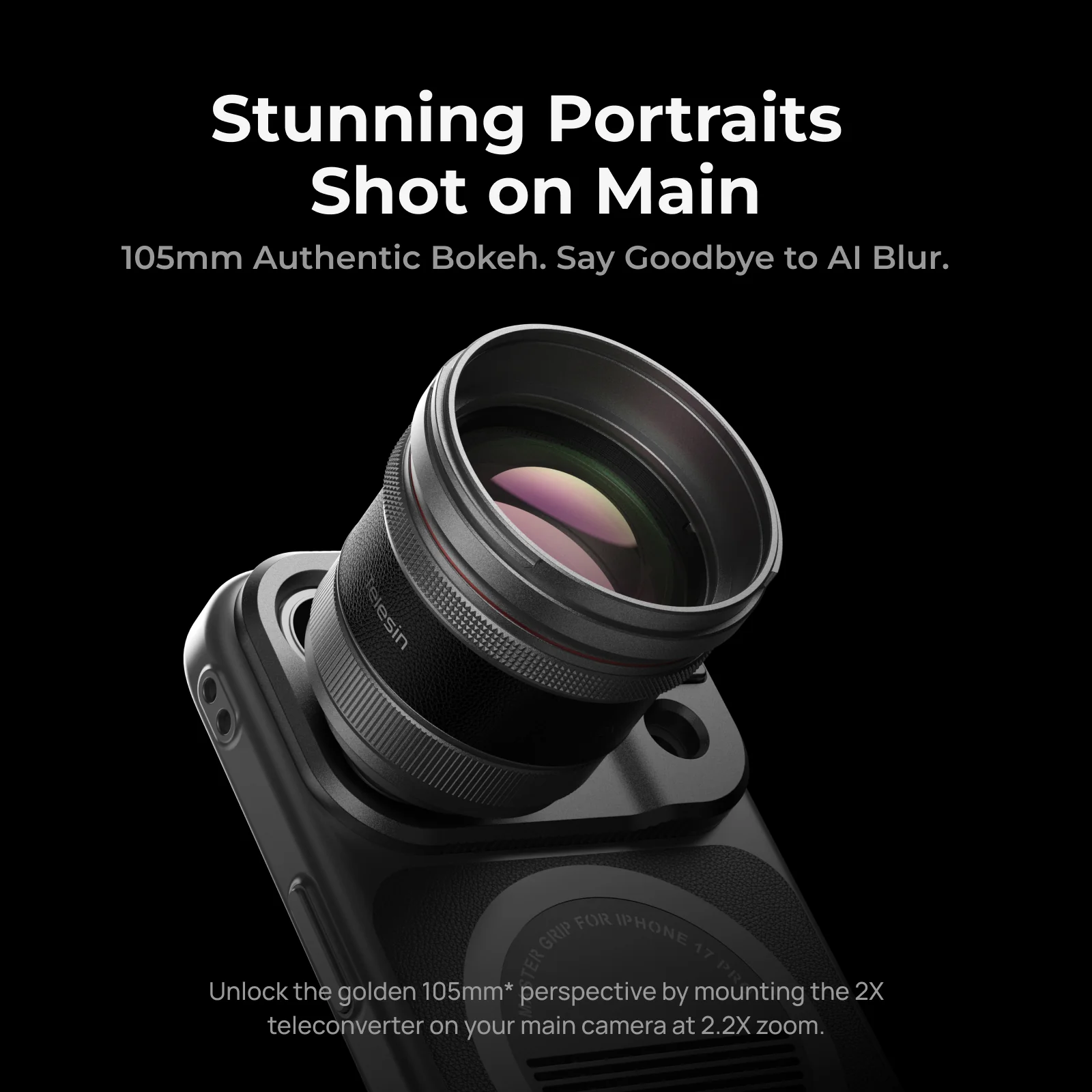Telesin Master Portrait Grip Kit for iPhone 17 Pro Max + Master Lens