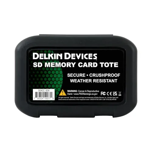 Delkin Devices SD Card Storage Tote (Holds 8)