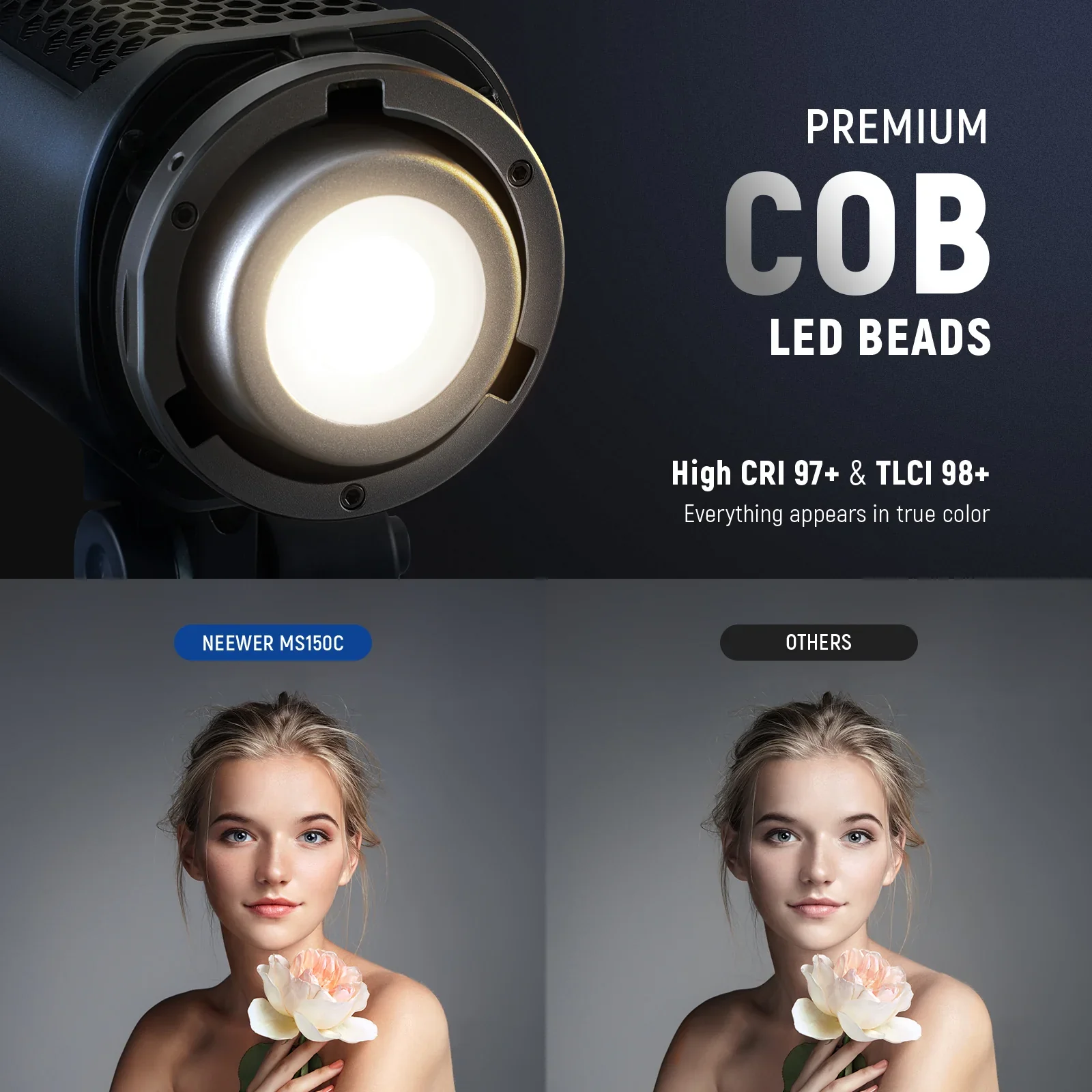 NEEWER MS150C 150W Mini RGB LED Video Light