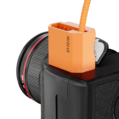 ZGCINE D-Tap to FZ100 for SONY Dummy Battery Cable braided wire (DT-FZ100)