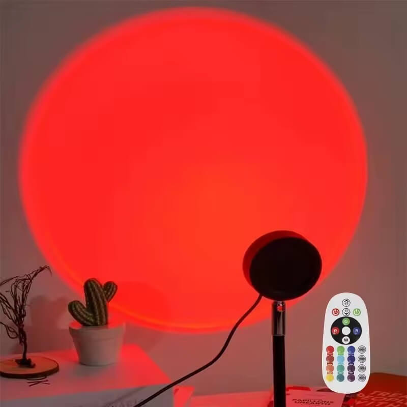 FC-16C2 Sunset Lamp Projector 360° Rotation – Multi-Color LED USB Night Light