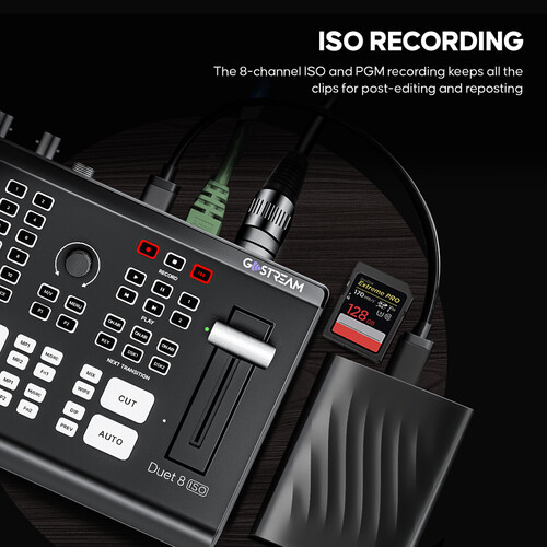OSEE GoStream Duet 8 ISO 8-Channel Live Stream Switcher OSEE GoStream Duet 8 ISO 8-Channel Live Stream Switcher