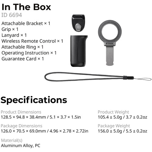 SmallRig SGM1 Multifunctional Shooting Grip