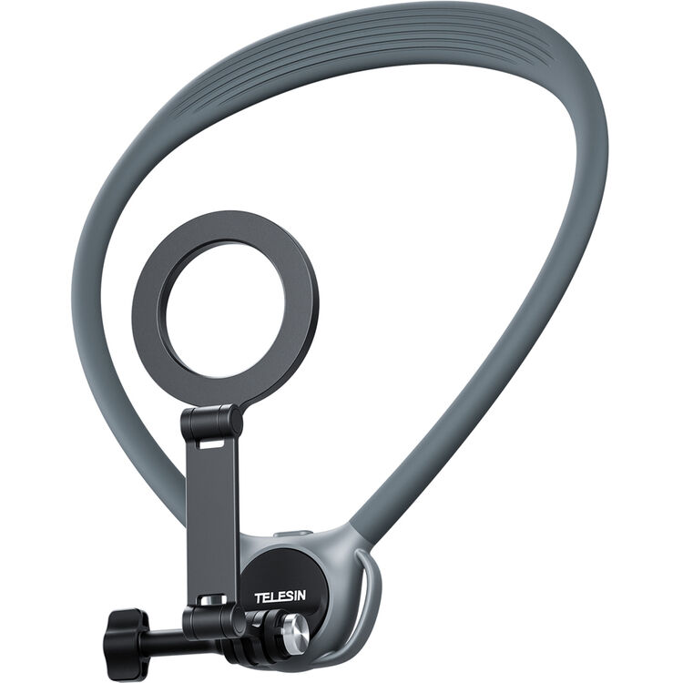 Telesin Neck Holder with Magnetic Phone Holder (Grey) P2-HNB-02-GY