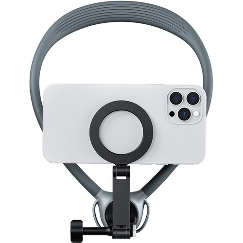 Telesin Neck Holder with Magnetic Phone Holder (Grey) P2-HNB-02-GY Telesin Neck Holder with Magnetic Phone Holder (Grey) P2-HNB-02-GY