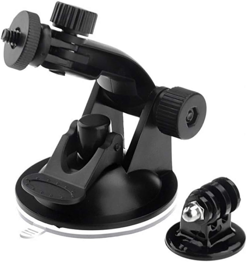 Car Camera Holder, Car Suction Cup Adapter Window Glass Mount Holder Tripod for Gopro