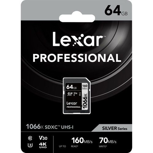 Lexar 32GB Professional 2000x UHS-II SDHC Memory Card