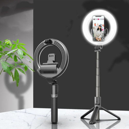 L07 Ring Light Foldable Wireless Selfie Stick Tripod