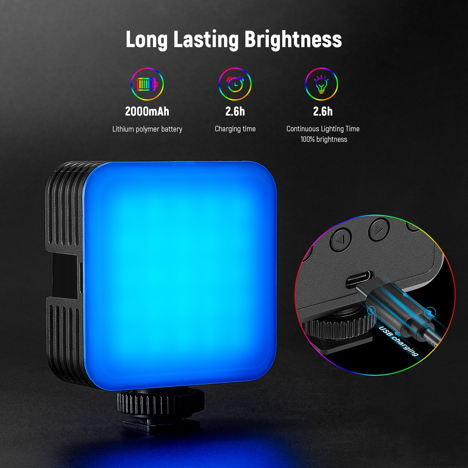 NEEWER RGB61 Magnetic RGB Video Light