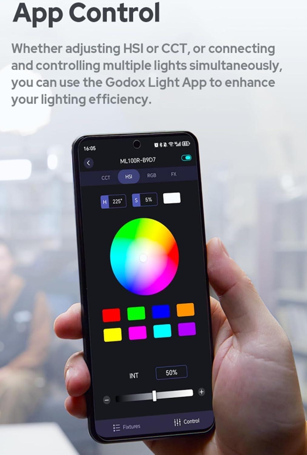 Godox ML100R RGB Portable LED Light 3 Kit