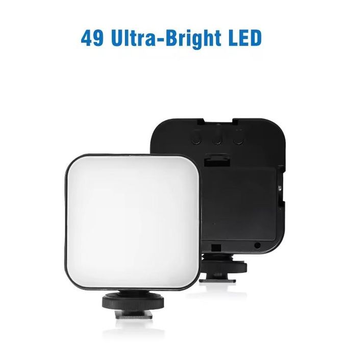 PLOKAMA Flexible Tripod With LED Light, High-Quality Microphone, And Remote Control - Ideal For Video Shooting - Lightweight And Easy To Use - Model PK-771