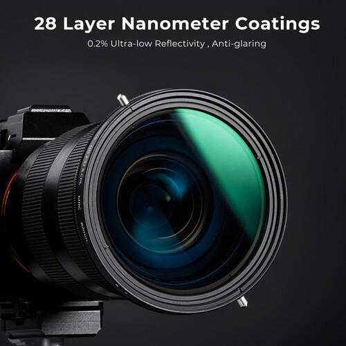 K&F Concept Nano-X Series Variable ND & CPL 2-in-1 Filter 77mm, 1 to 5-Stop (KF01.1087V1) K&F Concept Nano-X Series Variable ND & CPL 2-in-1 Filter 77mm, 1 to 5-Stop (KF01.1087V1)