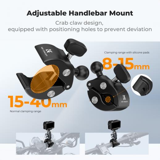 K&F Concept Quick Release Clamp Mount Handlebar Holder (KF31.204S1)