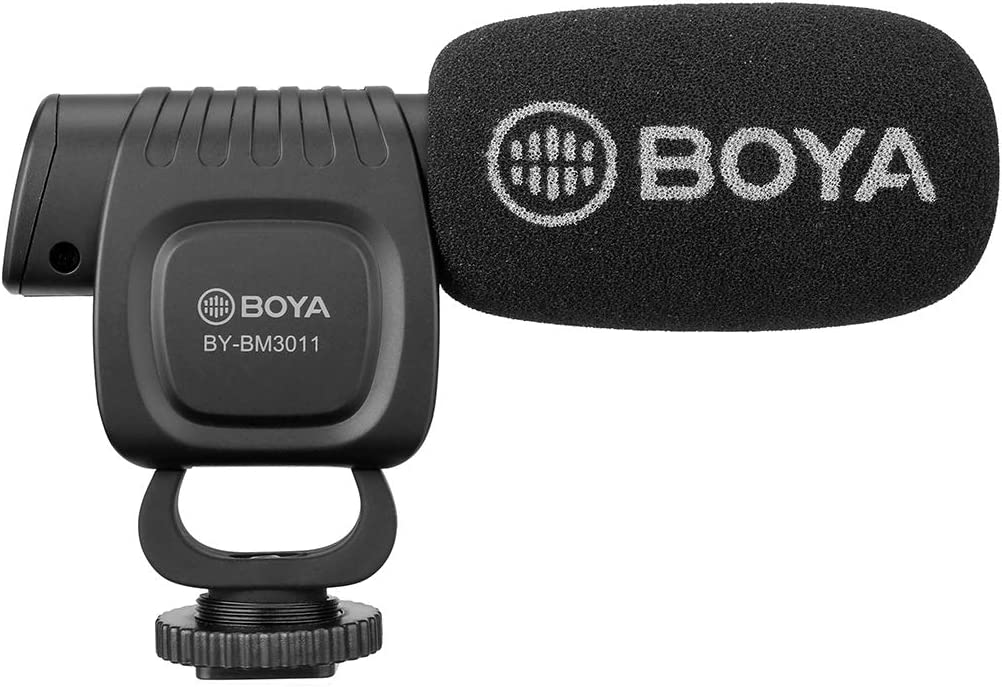 BOYA BY-BM3011 Camera Microphone,Shotgun Microphone with Shock Mount