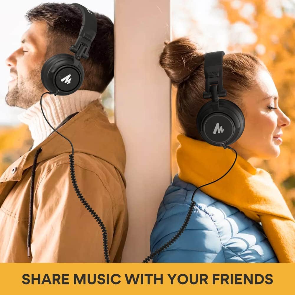 MAONO MH601 Over Ear Stereo Monitor Closed Back Headphones for Music, DJ, Podcast, Gaming