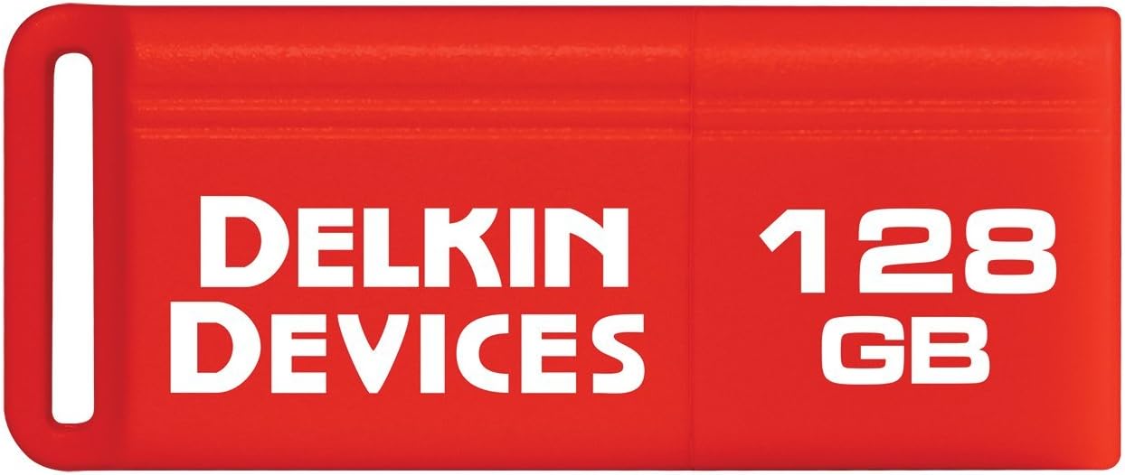 Delkin PocketFlash USB 3.0 Flash Drive, 128GB (DDUSB3-128GB)