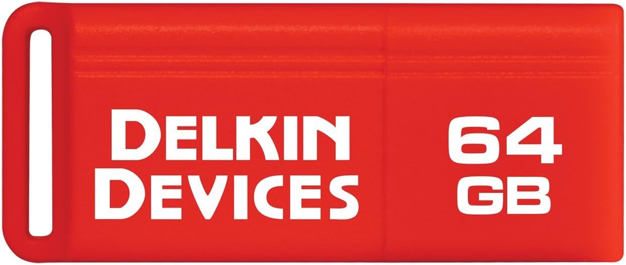 Delkin PocketFlash USB 3.0 Flash Drive, 64GB (DDUSB3-64GB)